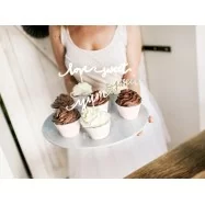 6 piques cupcakes love, sweet, yum mise en scène gateau