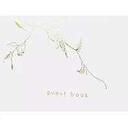 Livre d'or Guest Book or feuillage zoom