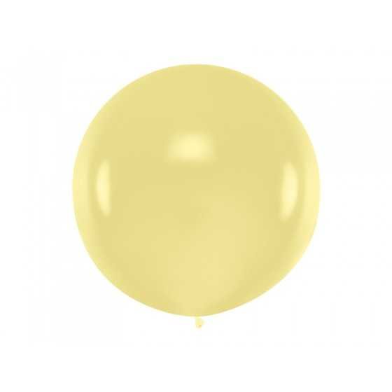 Ballon 90 cm crème pastel