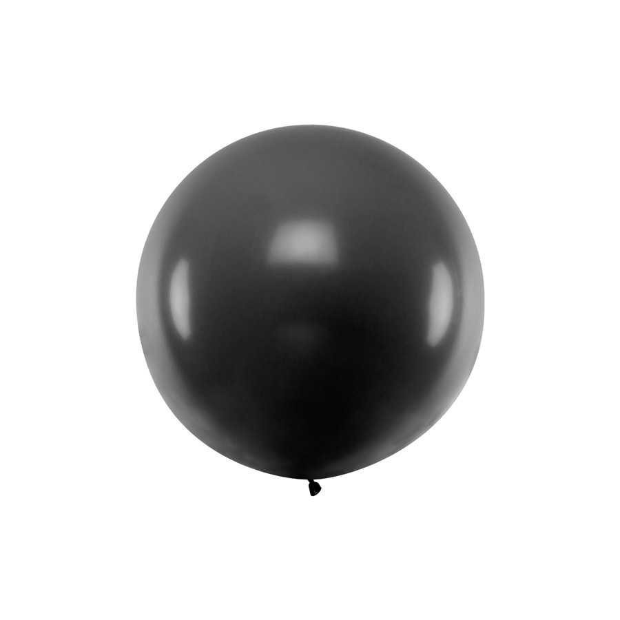 Ballon géant noir pastel