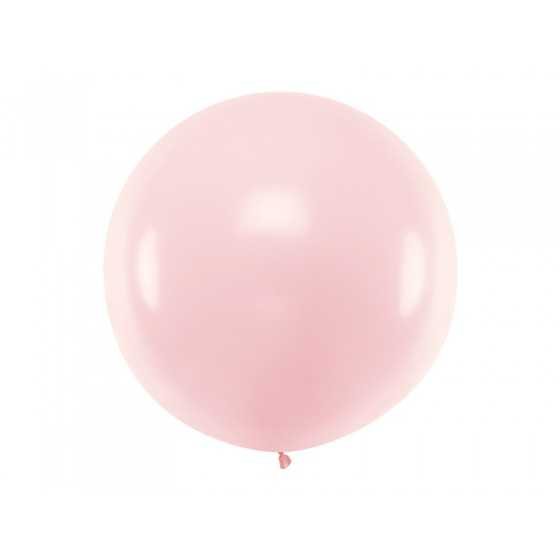 Ballon géant rose pale pastel