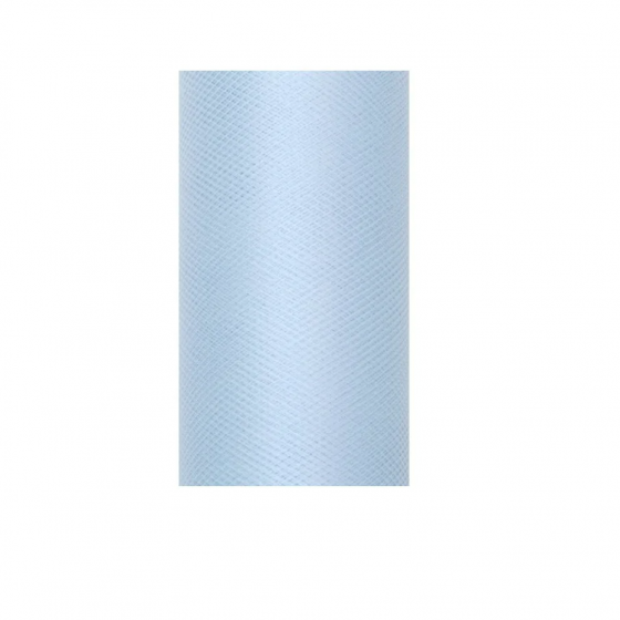 9 m de tulle bleu ciel de 50 cm