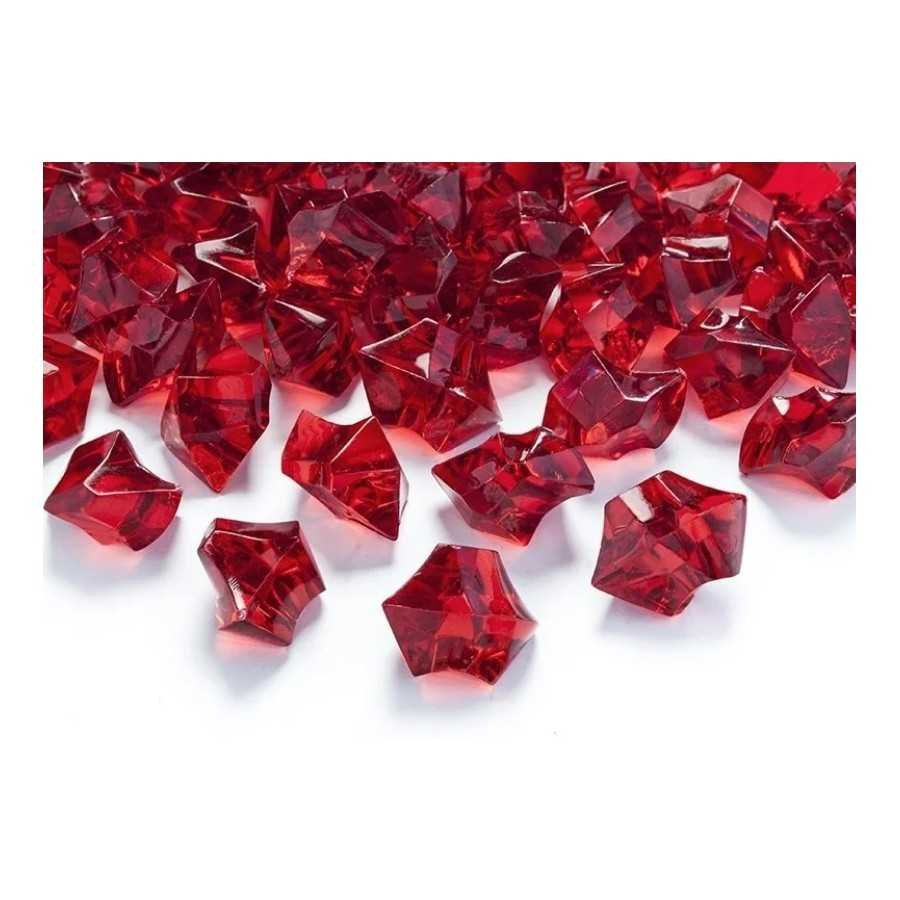 50 cristaux bloc de glace rouge