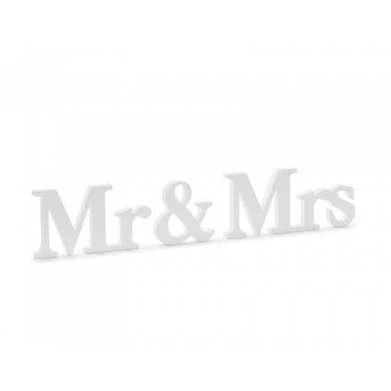 Mr & Mrs en bois