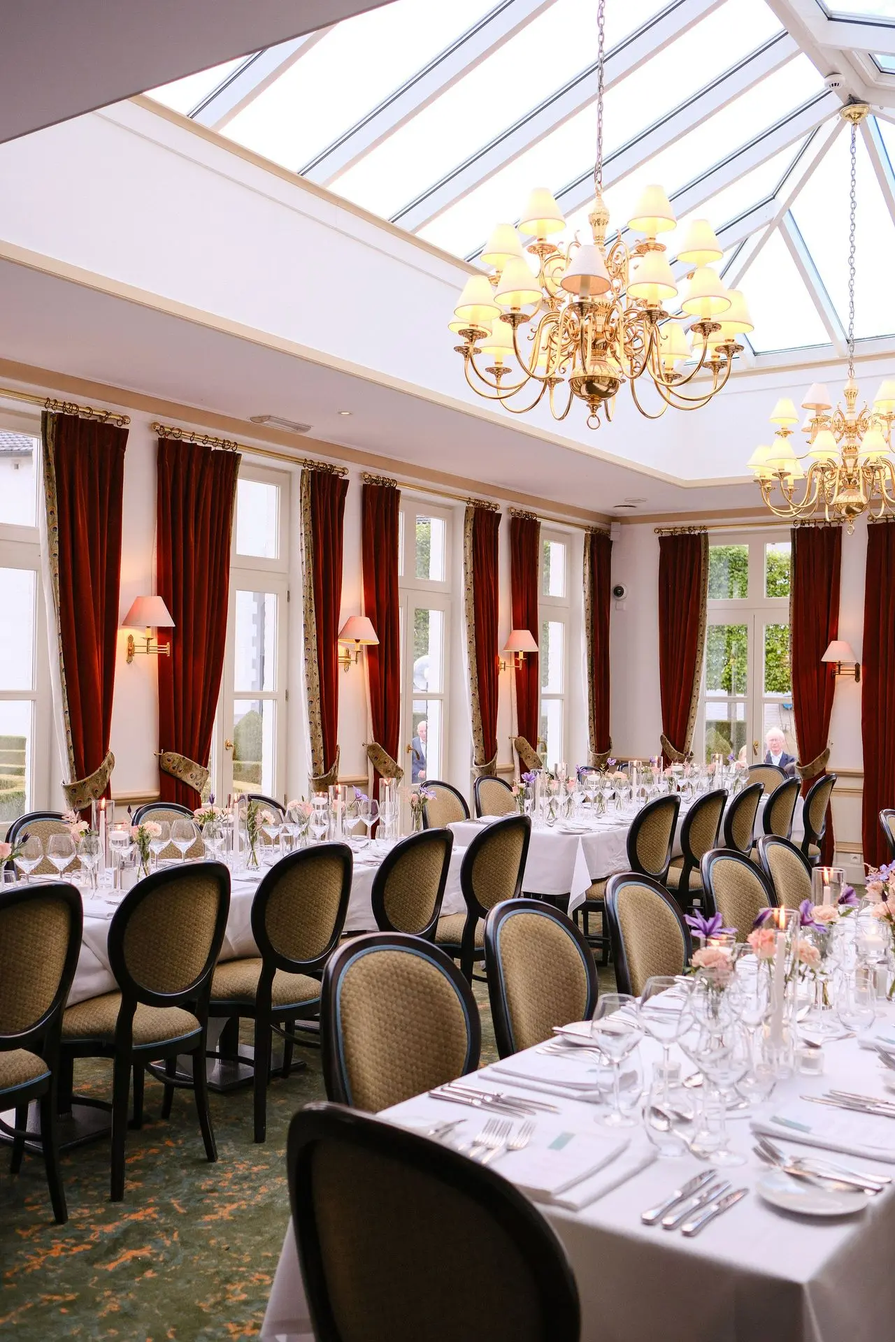 2 longues table mariage