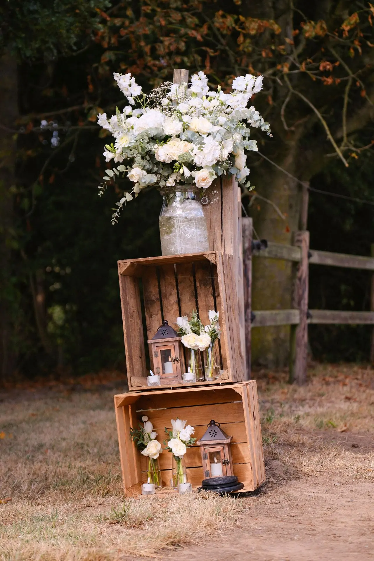 Caisse à pomme entrée cérémonie