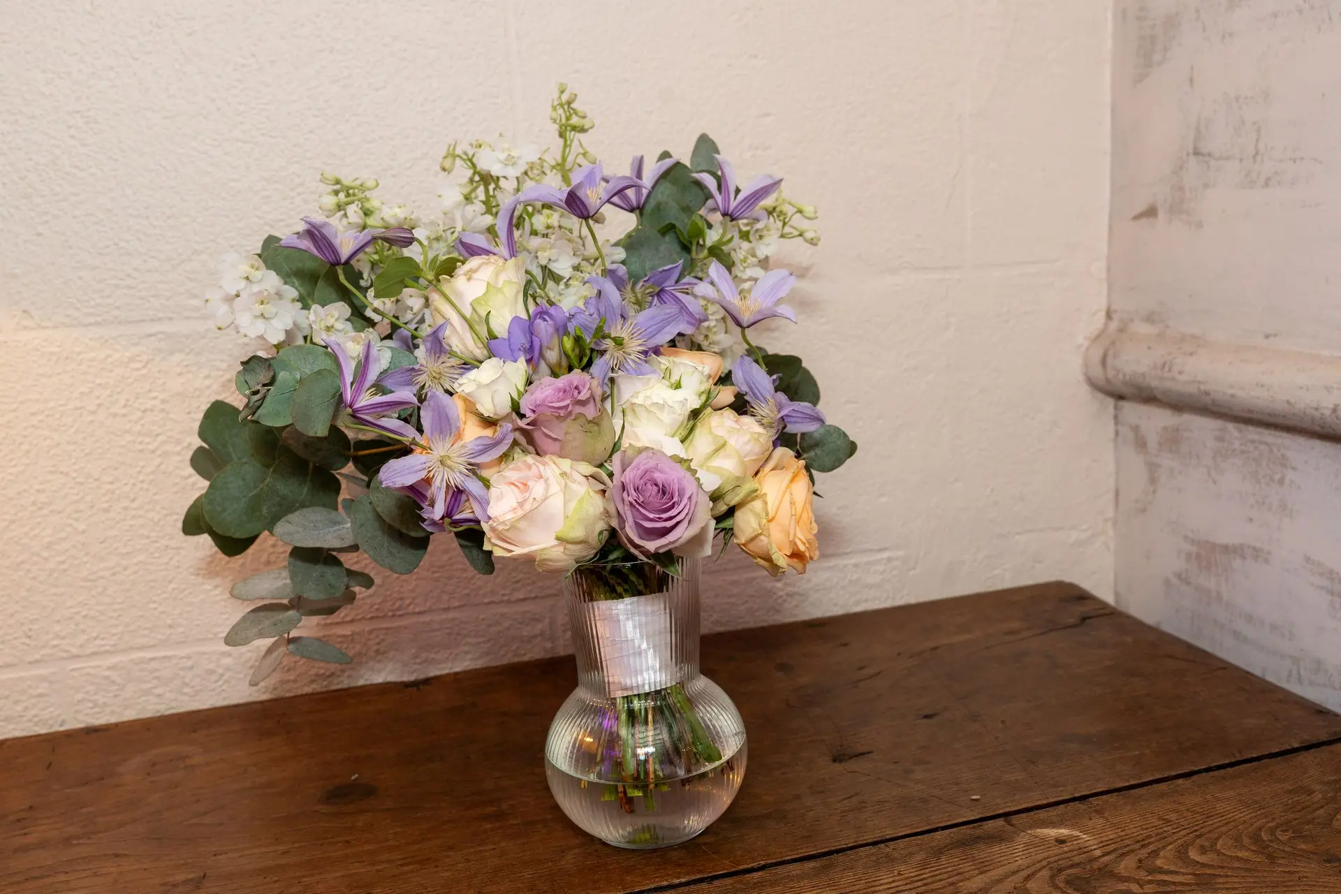 Bouquet de mariage cascade