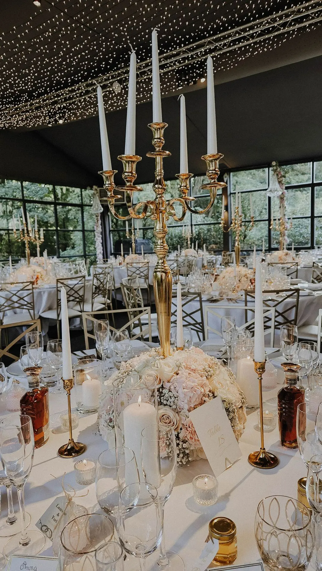 Chandelier or fleurie