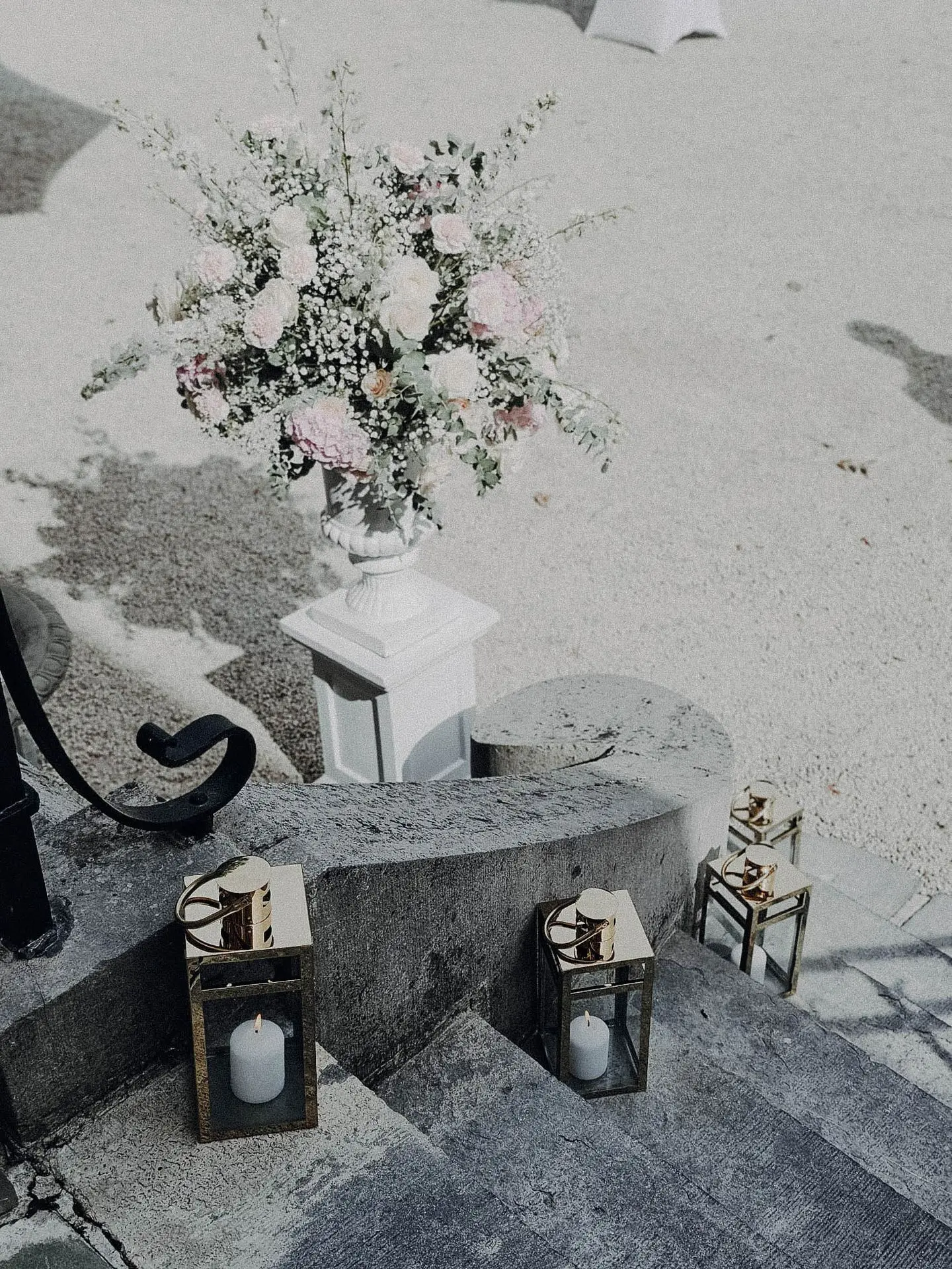 Medicis blanc fleurie