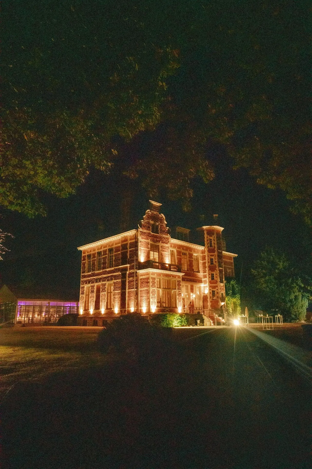 Château de Therblock de nuit