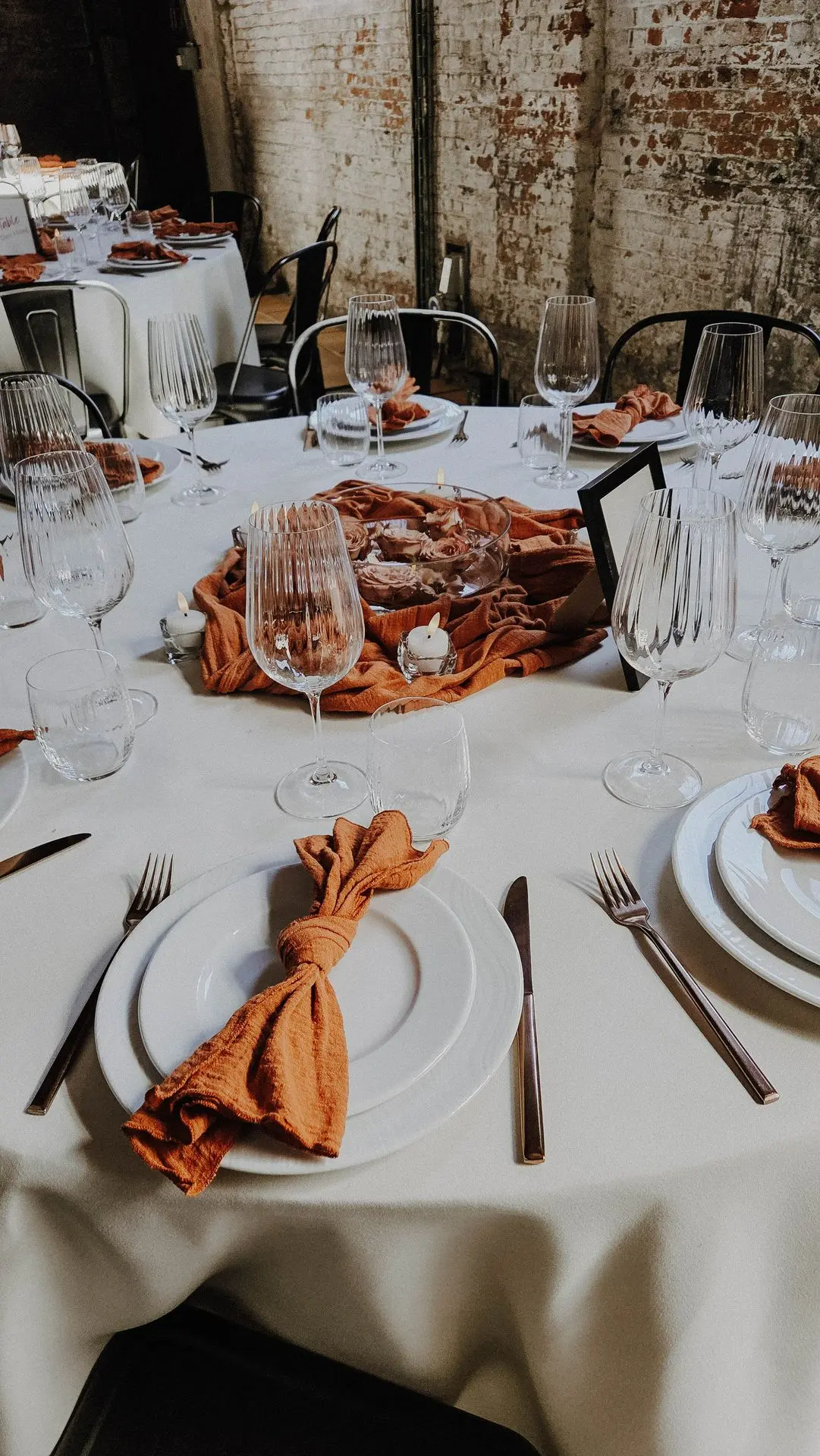 Serviette terracotta