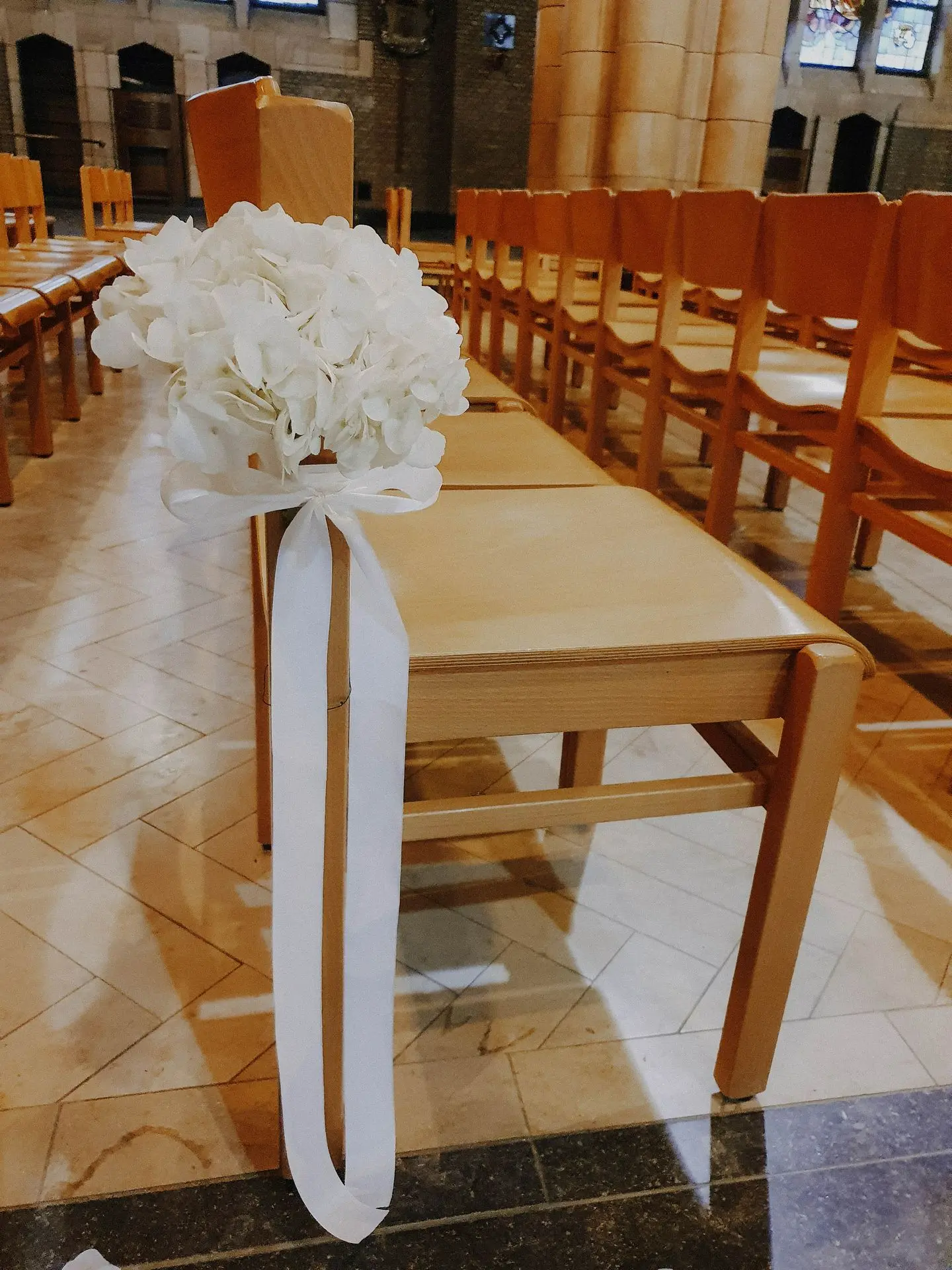 Hortensia chaise église