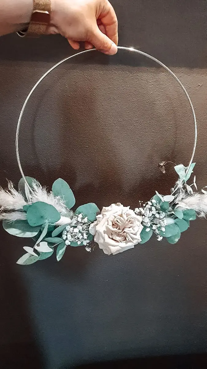 Cerceau fleuri – Petit Versailles, mariage de Manon et Thibault