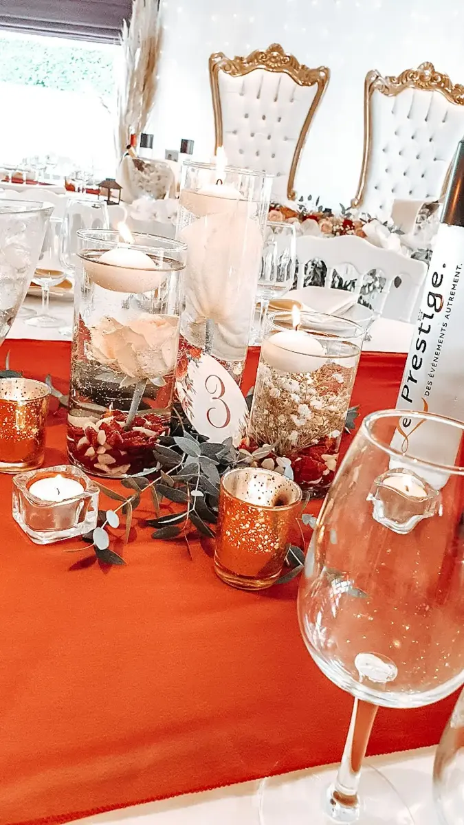 Numéro de table – Petit Versailles, mariage de Manon et Thibault