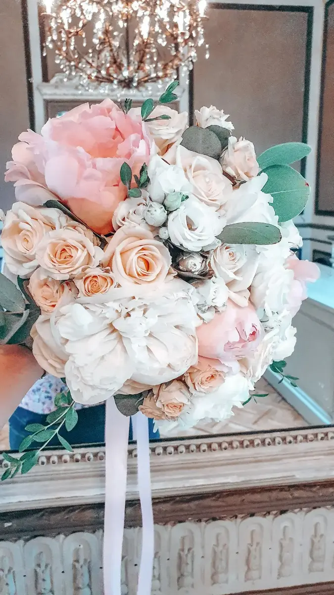 Bouquet de mariée – Château de Ruisbroek, mariage de Meryam et Lorenzo