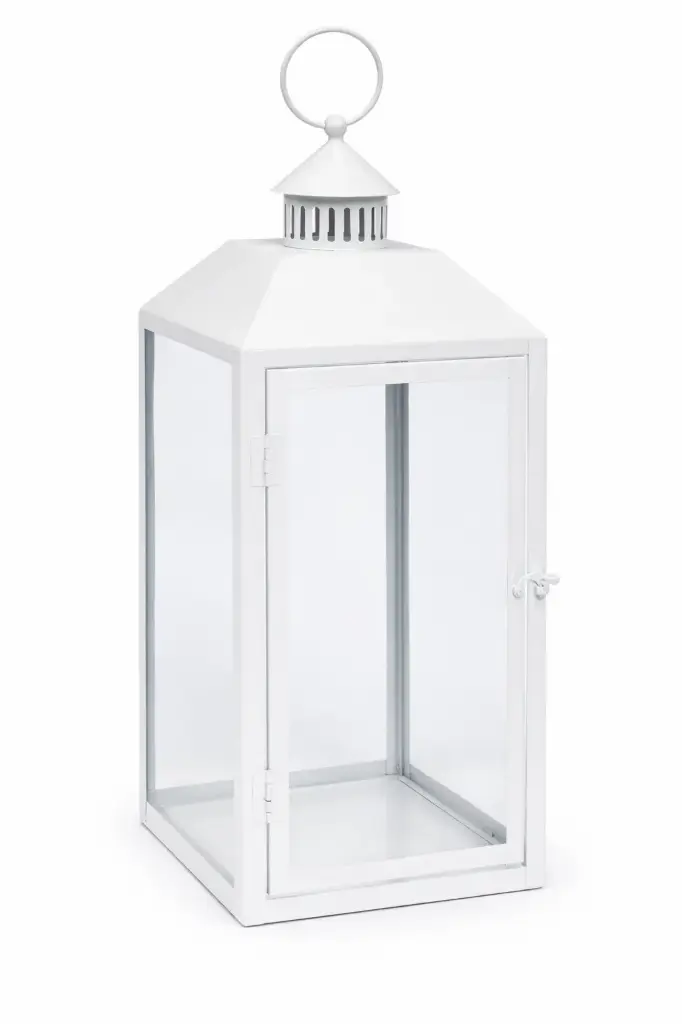 Grande lanterne blanche