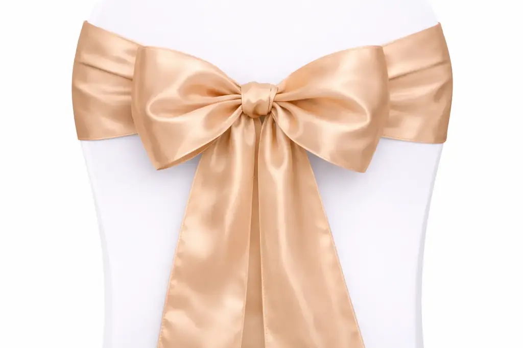 Ruban nœud de chaise rose gold