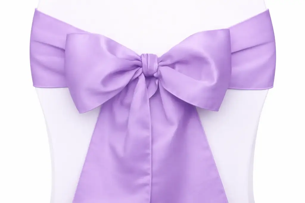 Ruban nœud de chaise lilas