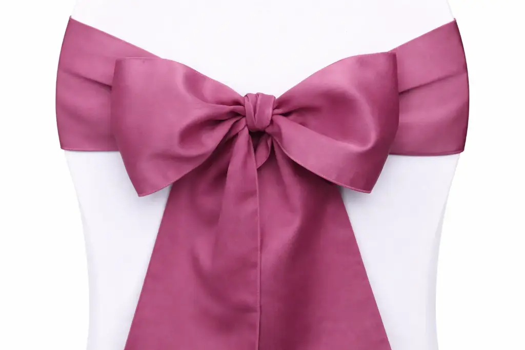 Ruban nœud de chaise bordeaux