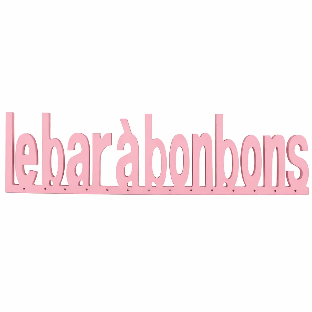 "Le bar à bonbons" rose