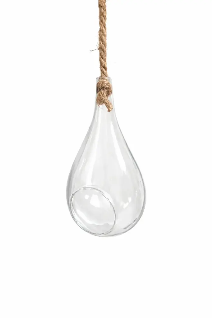 Goutte en verre à suspendre