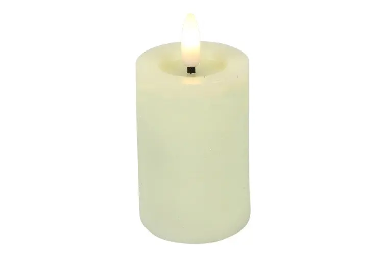 Bougie pilier rustique 10 cm