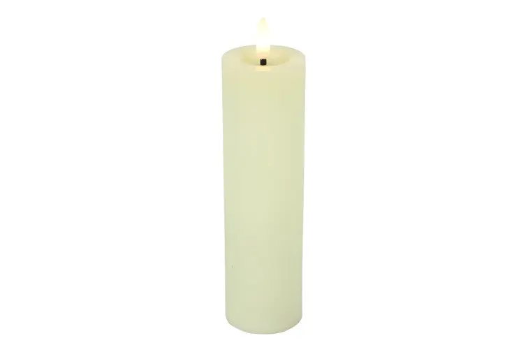 Bougie pilier rustique 20 cm