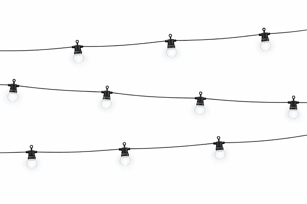 Lampes guinguettes (lumière froide)