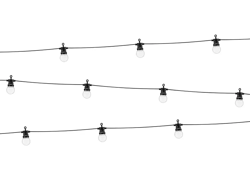 Lampes guinguettes (lumière froide)