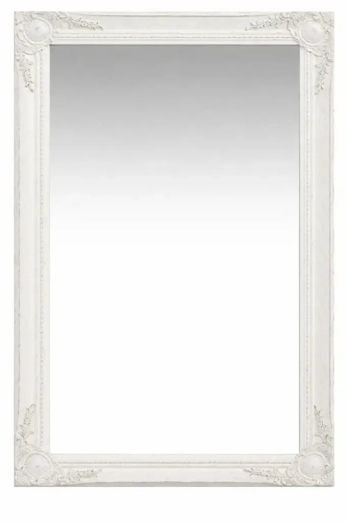 Miroir baroque blanc 60 x 120 cm