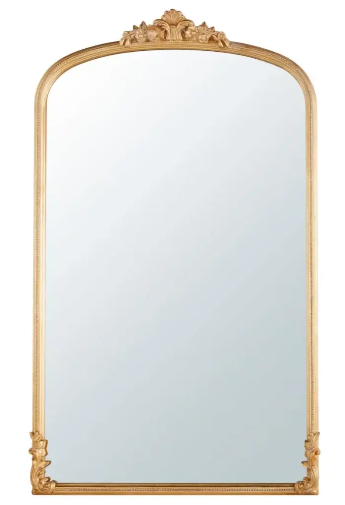 Miroir doré 119 x 194 cm