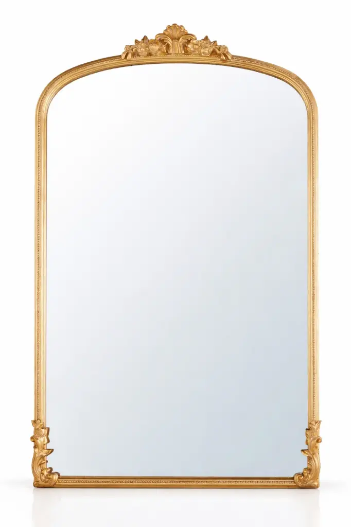 Miroir doré 119 x 194 cm