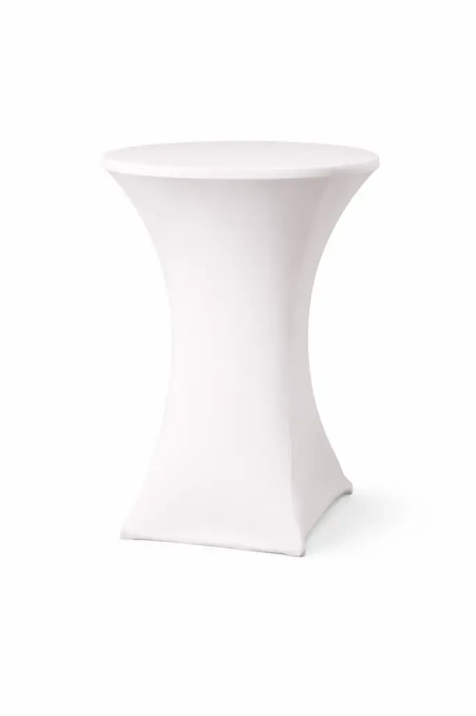 Nappe mange debout blanche