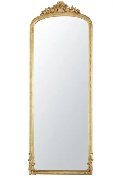 Miroir doré 64 x 168 cm