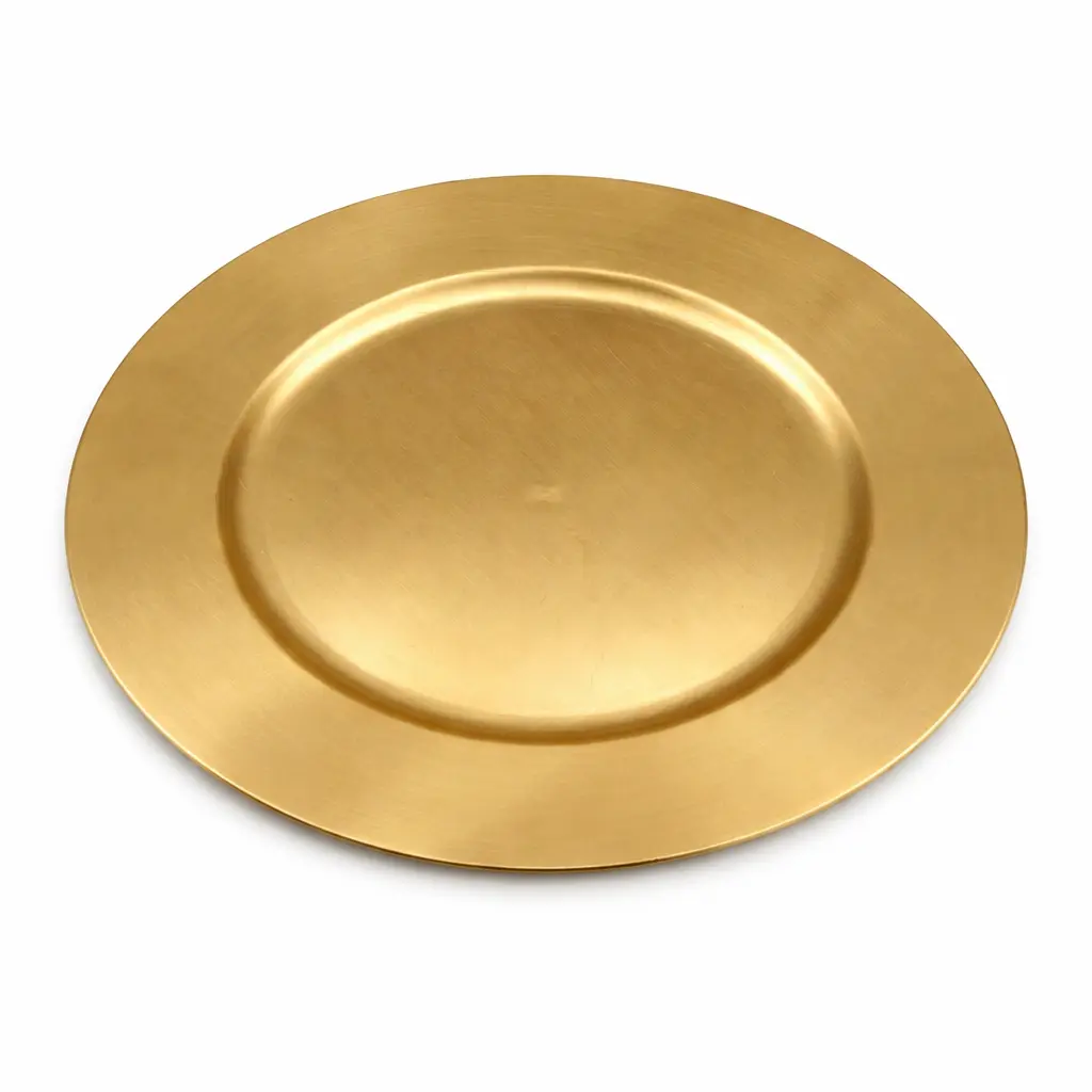 Sous assiette de présentation or