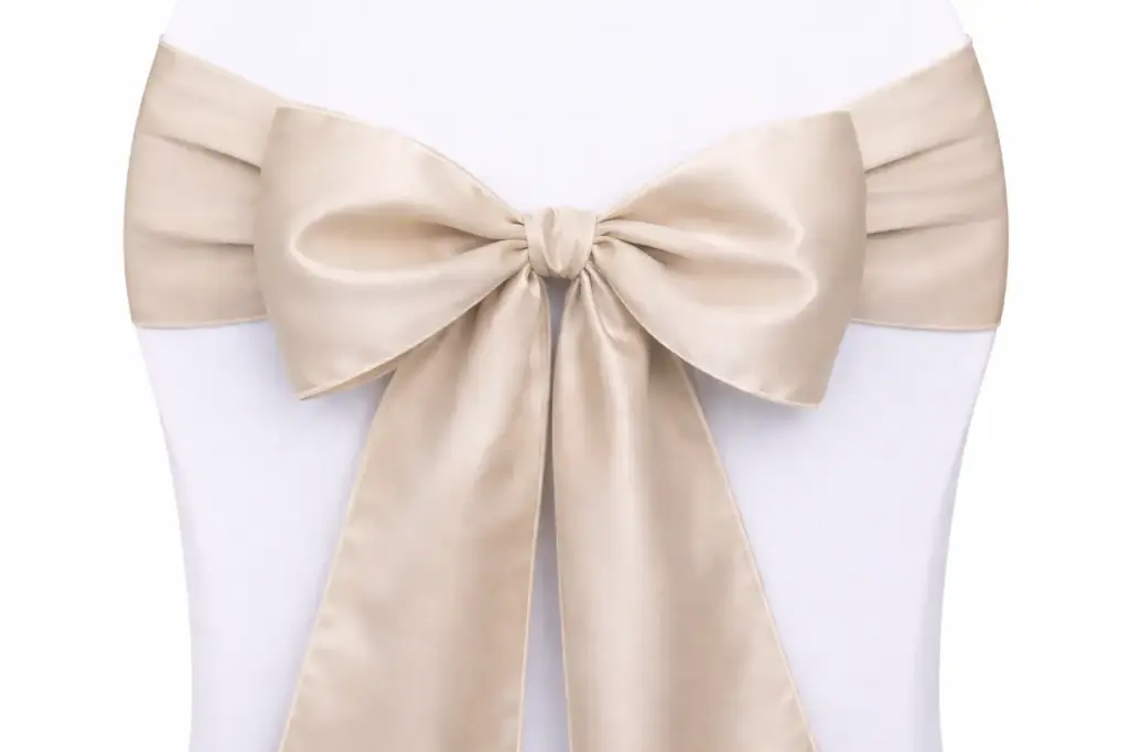 Ruban nœud de chaise beige