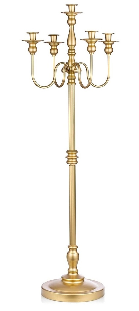 Chandelier or 5 branches 120 cm