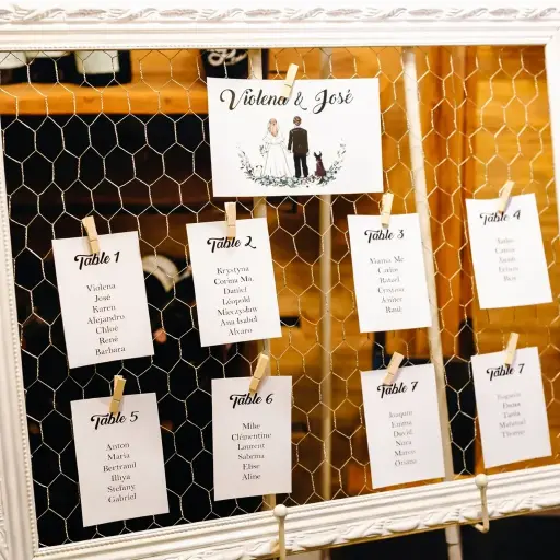 [LOC-2022-001] Cadre blanc et grillage 