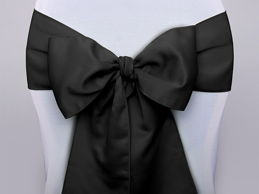 [LOC-2014-002-noir] Ruban nœud de chaise noir