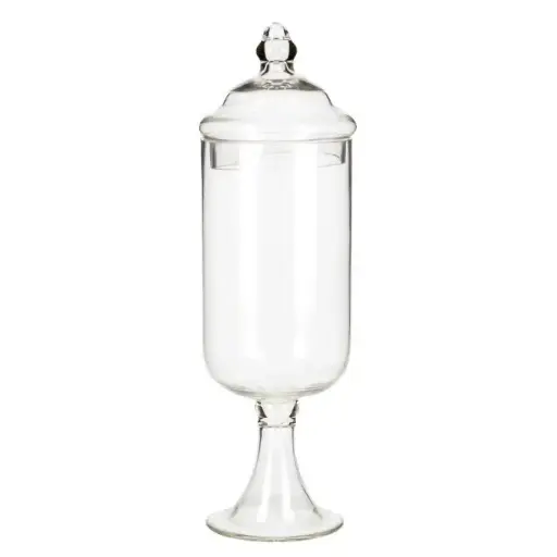 [LOC-2019-001] Bonbonnière droite sur pied en verre