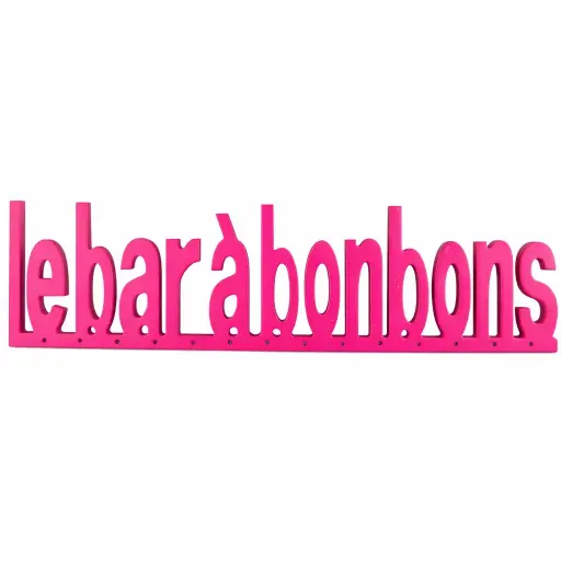 [LOC-2025-010] "Le bar à bonbons" fuchsia