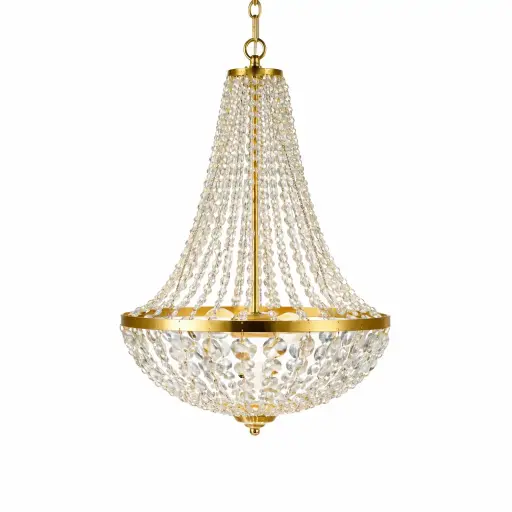 [LOC-2026-003] Lustre à pampilles avec ampoule LED recherchable