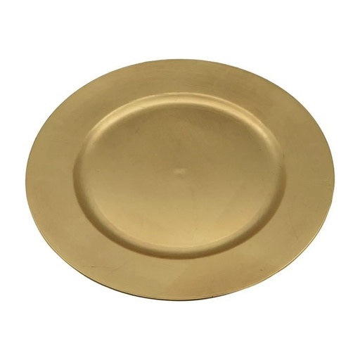 [LOC-2022-011] Sous assiette de présentation or