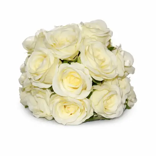 [LOC-2026-012] Boule florale en roses ivoire