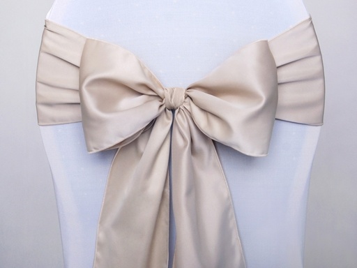 [LOC-2014-002-beige] Ruban nœud de chaise beige
