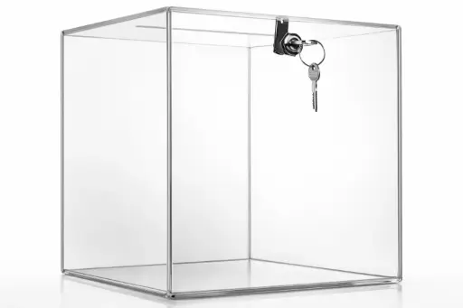 [LOC-2023-015] Urne plexi avec serrure