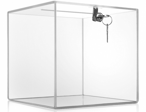 [LOC-2023-015] Urne plexi avec serrure