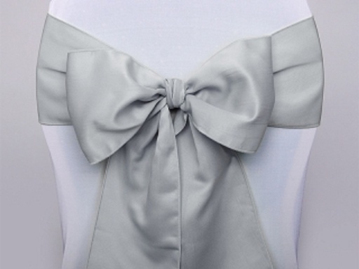 [LOC-2014-002-argent] Ruban nœud de chaise argent